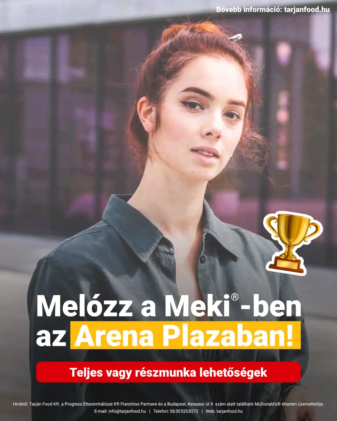 Arena Plaza Meki®-ben munkalehetőség